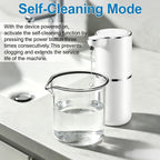 Automatic Soap Dispenser Touchless,Liquid Soap Dispenser with 4 Adjustable Levels,12.8oz USB Rechargeable and Wall Mounted,Smart Hand Soap Dispenser for Bathroom,Kitchen Sink,Dish Soap