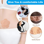 100PCS Castor Oil Patches, FDA/MDR Certified Carrier Patches for Castor Oil | Medical-Grade Self-Adhesive Pads | Belly Button Patch for Caster Oil, Portable Breathable Anti Leakage Anti-Slip No Wash