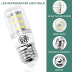 AMI PARTS KEI D34L Refrigerator Bulb 5304511738 E27 LED Light Bulb 3.5W