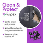 Wipex Gym Wipes Bucket Refill – EWG Verified, Plant-based Fitness Equipment Wipes, Lavender and Vinegar to Clean Surfaces, Safe Yoga Mat Cleaner, Gym & Peloton Bike Cleaner, 400 Count (Pack of 2)