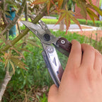 IGRARK Pruning Shears, 7 in 1 Garden Pruners, Multitools Folding Gardening Shears, 8" Professional Garden Scissors, Garden Clippers, Garden Shears Pruning, Pruning Scissors
