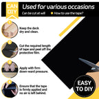 NISHCON Butyl Sealant Tape 4" x 50', Deck Joist Tape for Decking, Waterproof and Anti-Corrosion for Extend Deck Life, 2 Rolls