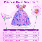 Meland Light Up Princess Dress for Girls, Dress Up Toy Gift Set(5-6 Years)