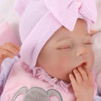 BABESIDE Lifelike Reborn Baby Dolls Boy - 17-Inch Baby Soft Body Realistic-Newborn Baby Doll Full Body Vinyl Real Life Baby Dolls with Toy Accessories for Kids