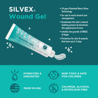 Be Smart Get Prepared SILVEX Wound Gel, 0.5 Fl Oz (Pack of 1), Clear