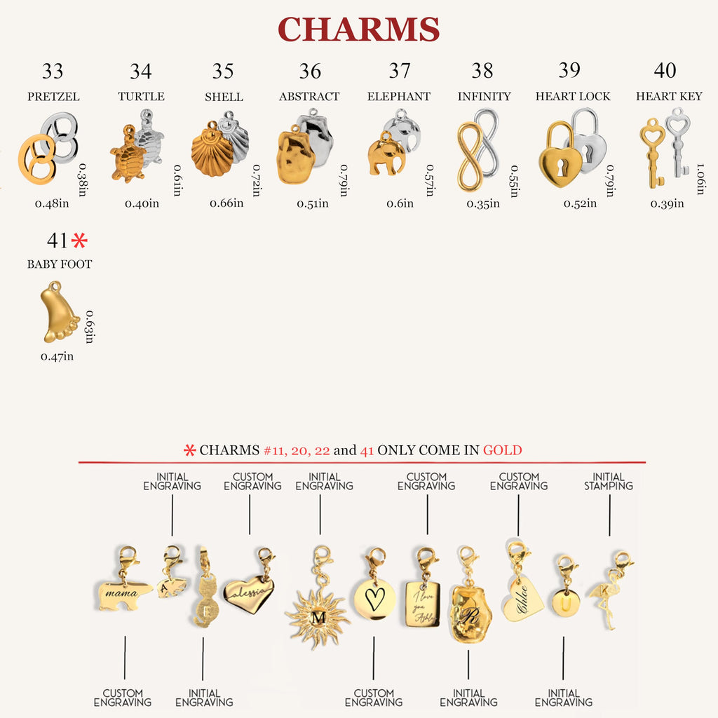 Charm Bracelets for Women — Custom Charm Bracelet with Personalized Charms
