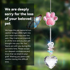 Dog Memorial Gifts, Pet Memorial Suncatcher, Loss of Dog Sympathy Gift