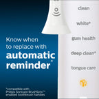 Philips Sonicare W DiamondClean - Genuine Replacement Electric Toothbrush Heads, White, 2 Pack, HX6062/77