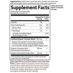 Garden of Life Organics Turmeric Inflammatory Response Gummy - 120 Real Fruit Gummies for Kids & Adults, 50Mg Curcumin (95% Curcuminoids), No Added Sugar, Organic, Non-GMO, Vegan & Gluten Free