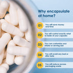 Capsuline Size 000 Empty Gelatin Capsules, Clear - 500 Count | Gluten Free, Kosher, Non-GMO Certified | Pure Bovine Pill Caps for DIY Supplement Filling