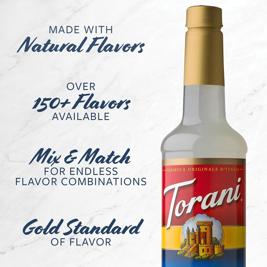 Torani Flavored Drink Syrup Soda Shop Variety Pack, 25.4 fl oz, Set of 4