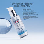 Eucerin Immersive Hydration Smoothing Face Serum, Ultra-Lightweight Hyaluronic Acid Serum Reduces the Look of Fine Lines and Wrinkles, 1 Fl Oz Bottle