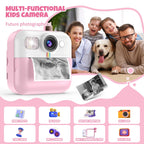 Instant Print Camera for Kids, Toddler Camera Birthday Gifts for Girls 3-10