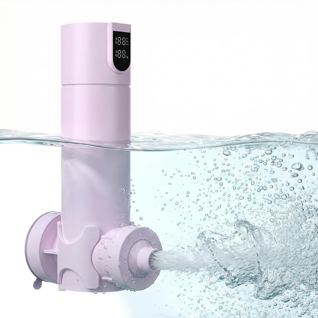 Bath Jet Spa for Bathtub, Rechargeable Cordless Portable Bathtub Jet for Tub with Vacuum Suction Lock, Jet and Bubble Mode, Gift Set