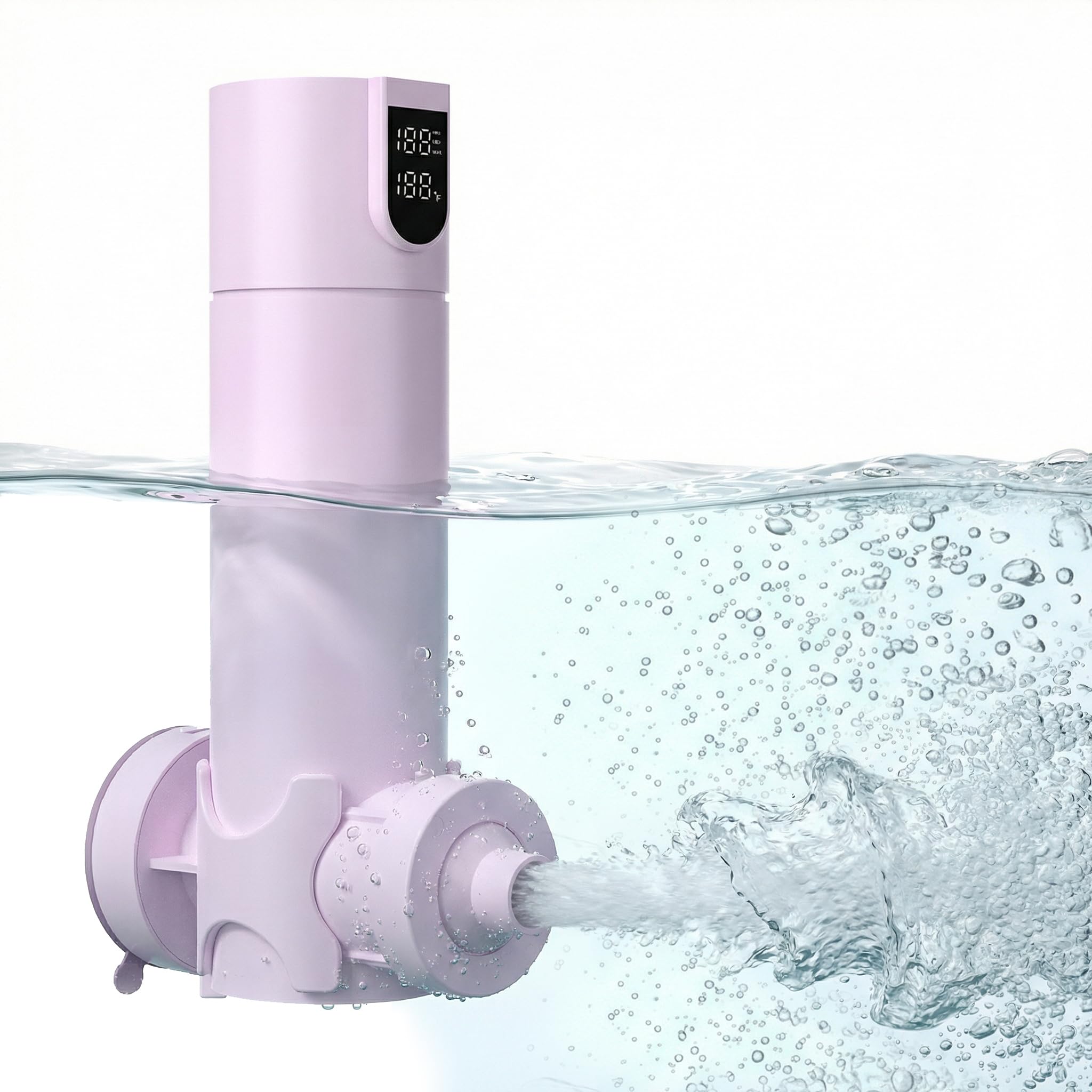 Bath Jet Spa for Bathtub, Rechargeable Cordless Portable Bathtub Jet for Tub with Vacuum Suction Lock, Jet and Bubble Mode, Gift Set