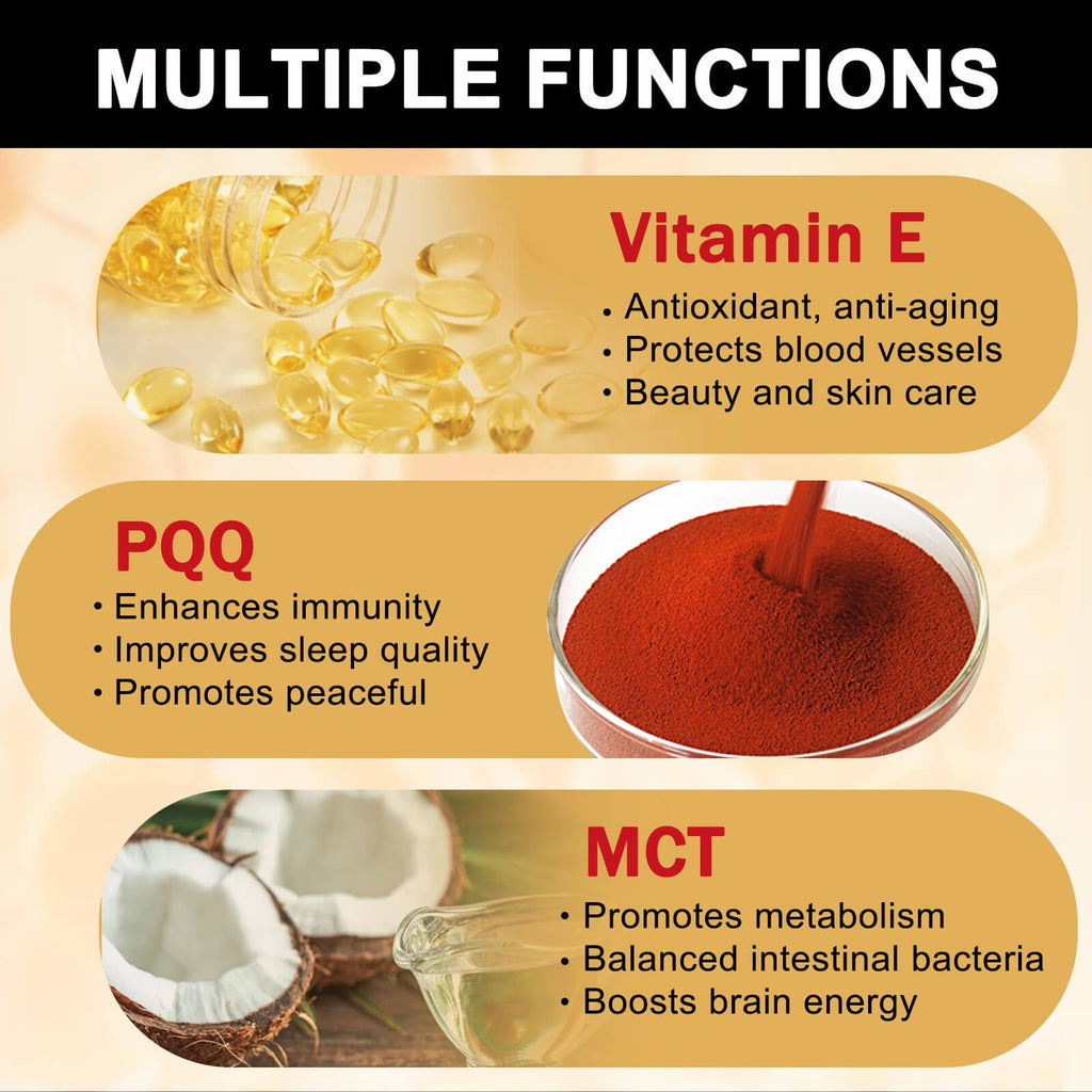 DRFOSTER Coq10 200mg, Coenzyme Q10 for Antioxidant & Energy Production, 6X Higher Absorption Cq10 with Vitamin E & PQQ & Black Pepper Extract, Co q 10 Supplement 120 Servings