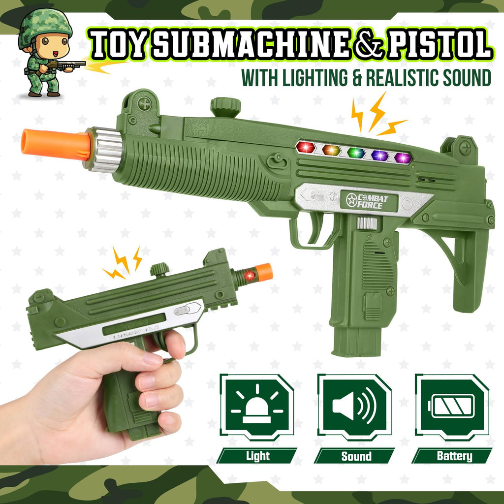 GIFTINBOX Army Costume for Boys, 15PCS Military Boys Halloween Costume
