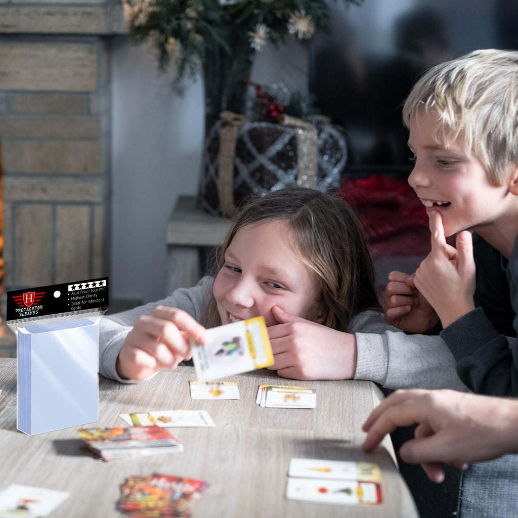 3000 Counts Card Sleeves TopLoaders for Trading Cards, Soft Clear Baseball Card Sleeves Plastic Card Protector for Football Card Sports Cards Game Card Standard Cards