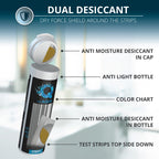 WeAQUA DoubleCheck Water Hardness Test Kit 200 Strips with Sample Cup - Hard Water Testing Strips (0-25 gpg / 0-425 ppm)