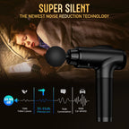 OLsky Massage Gun Deep Tissue 30 Speeds 9 Attachments Handheld (Black)