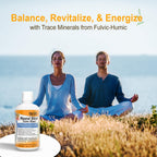 Vital Earth Minerals Detox and Wellness Support – Fulvic Humic Mineral Blend with 70+ Trace Minerals + Super Multi, Liquid Multivitamins, MTHFR Enhancement, 32 OZ Ea