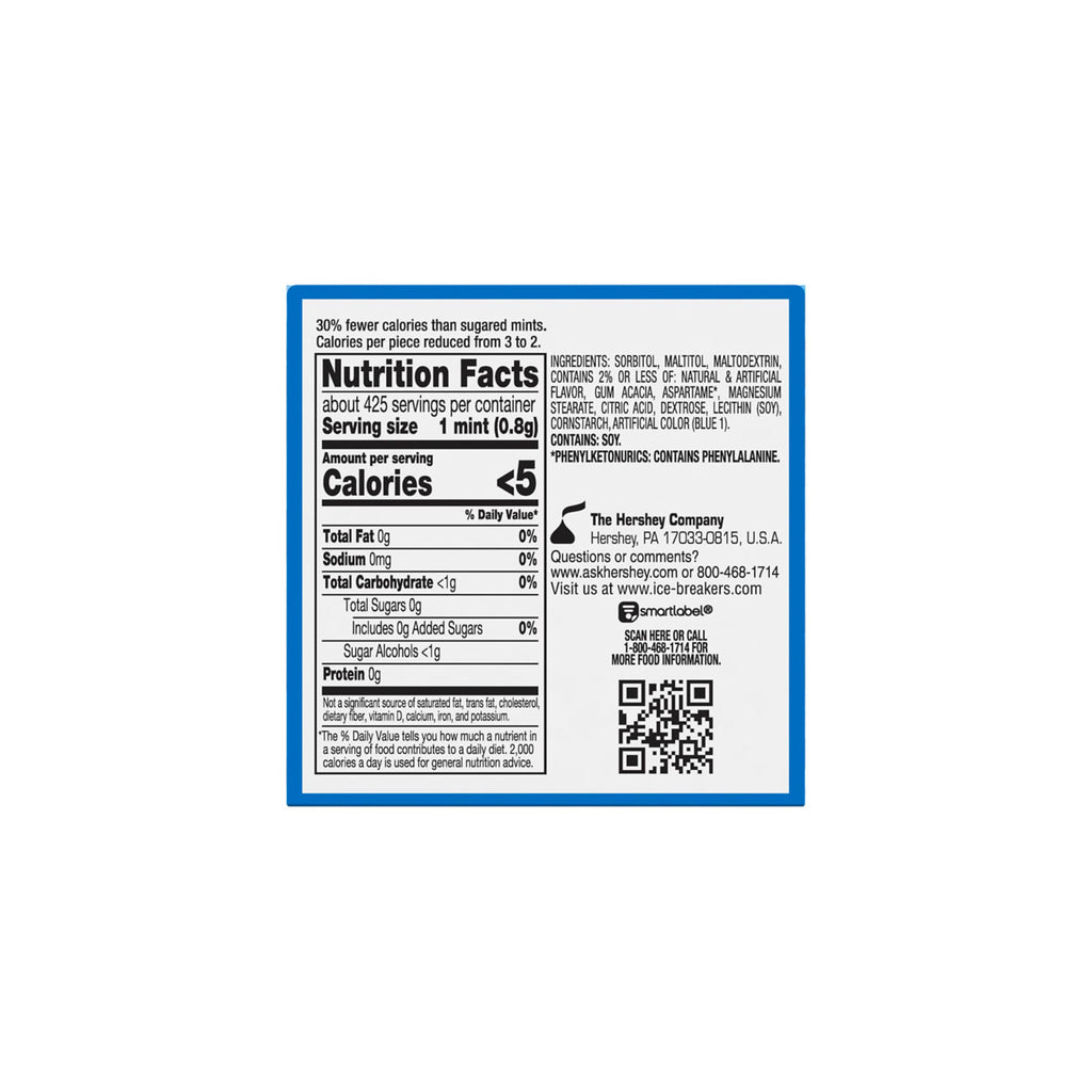 ICE BREAKERS Coolmint Flavored Sugar Free Mints Pucks, 1.5 oz (8 Count)