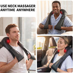 WERTYI Neck Massager with Heat Deep Tissue Electric 3D Kneading