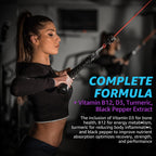 Zinc and Magnesium Supplement, Zinc Magnesium Aspartate Post Workout Gummies for Men Women, with Vitamin B6, B12, D3, Turmeric for Nighttime Recovery, Reduce Fatigue, Boost Immunity & Sleep, 60 Count