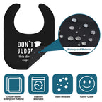 Eurzom 6 Pcs Adult Bibs for Women Men Washable Funny Adult Bibs Waterproof Clothing Protectors for Adults Elderly
