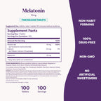 Natrol Melatonin 10mg Time Release Tablets, Sleep Dietary Supplement for Restful Sleep, 100 Melatonin Time Release Tablets, 100 Servings