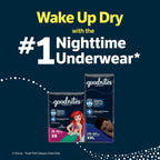 Goodnites Boys' Nighttime Bedwetting Underwear, Size S/M (43-68 lbs), 44 Ct (2 Packs of 22), Packaging May Vary