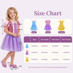 Meland Princess Dress Up for Girls 3-6, Dress Up Clothes with Princess Shoes Toy, Christmas Birthday Gift for Toddlers Girls