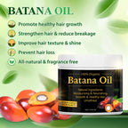 Raw Batana Oil for Hair Growth by Dr. Sebi Organic Raw Honduras Oil Paste, 100% Pure and Natural, Botana Prevents Hair Loss, Eliminates Split Ends for Men & Women
