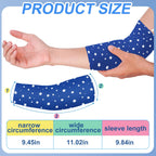 Cuffbow 12 Pcs PICC Line Reusable Sleeve Cover for Adults Upper Arm Breathable Cover Nursing Sleeve Protector Supplies(Stylish)