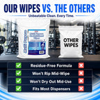 Freshnaps Wet Wipes Bulk - 4 x 800 Count Refill Bags (3200 Commercial Disposable Wipes) Value Pack - For Upward Pull Dispenser Ideal For Public Use