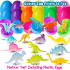 48Pcs Glow in Dark Mini Dinosaur Kids Birthday Party Favors Halloween Bulk