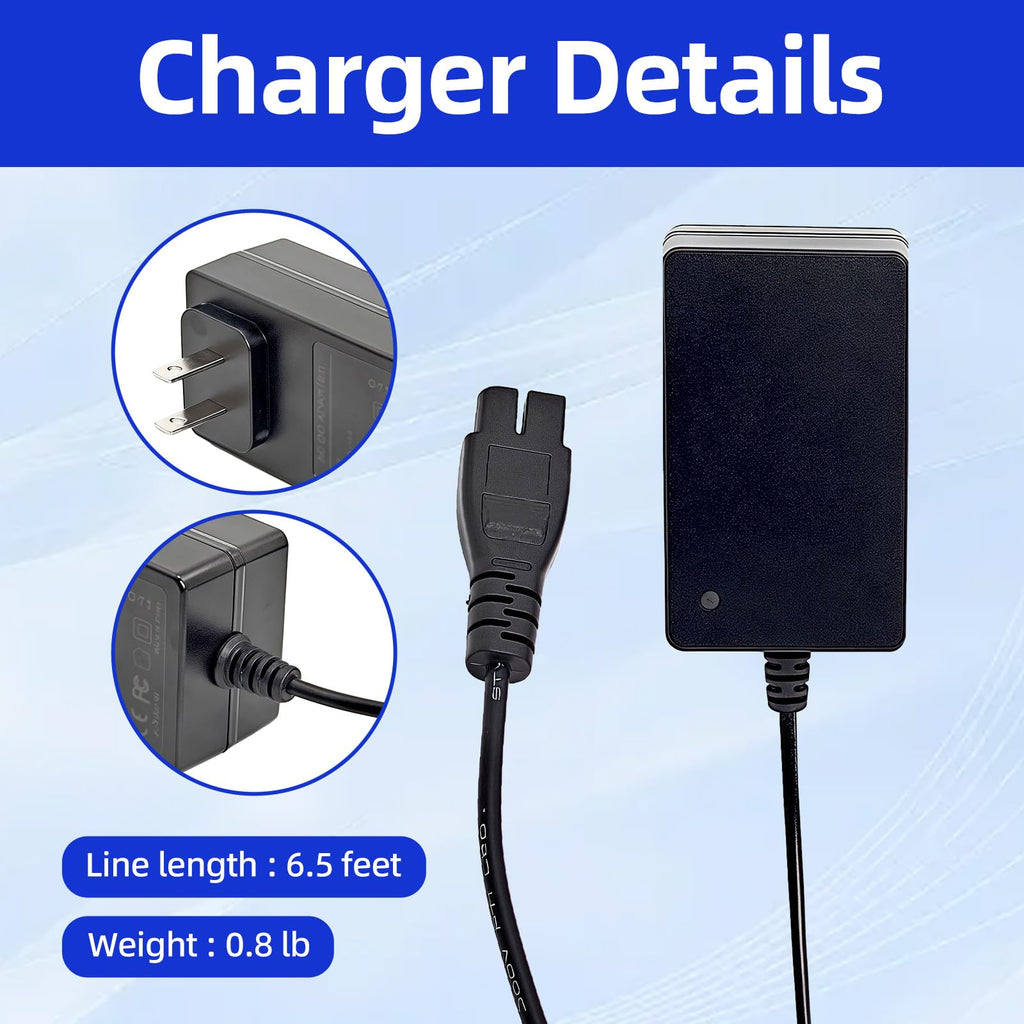 12.6V Adapter Charger for Aiper Cordless Pool Cleaner Compatible with Aiper Scuba SE Automatic Pool Cleaner Power Supply Cord Cable Charger PSU