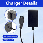 12.6V Adapter Charger for Aiper Cordless Pool Cleaner Compatible with Aiper Scuba SE Automatic Pool Cleaner Power Supply Cord Cable Charger PSU