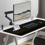 ‌2F22E Premium Portable Workbench Mat 43.31"x15.75" Inch - Non-Slip Dual Measuring Scales & Angle Guides - Durable Table Protector for Workshops, Crafts & DIY
