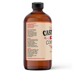 Creekwood Naturals NATURAL CASTOR OIL, 100% Pure, Cold Pressed, Hexane Free, For Hands, Dry Skin Moisturizer, Scalp, Thicker Eyebrows, Eyelashes, Hair - Glass Bottle (8 ounce)