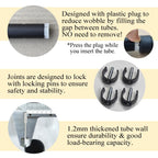 20-Level Adjustable Stair Climbing Assist Cane & Elderly Stair Lift Assist with Anti-Slip Handle & Stabilizing Feet, 300lbs Capacity for Seniors, Standard Steps-Patent Pending