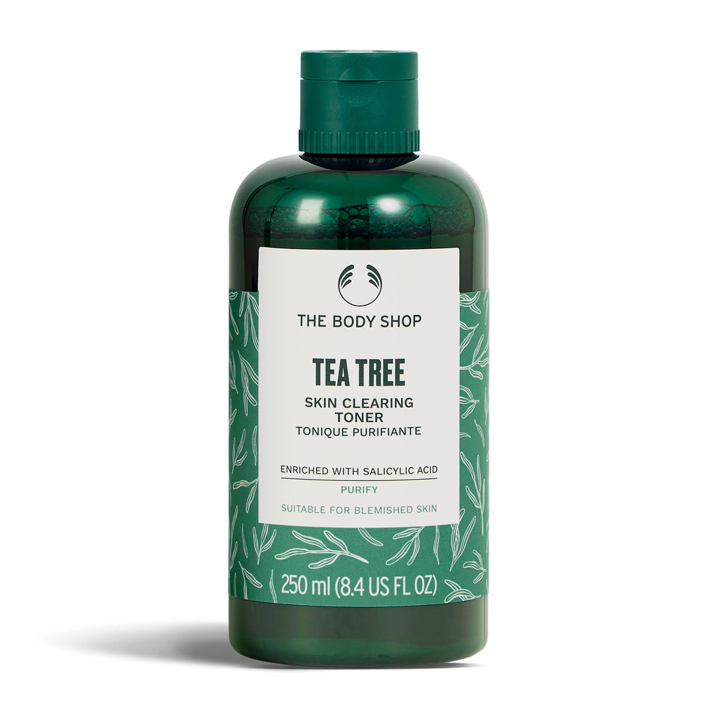 The Body Shop Tea Tree Skin Clearing Mattifying Toner – Purifying Vegan Facial Toner for Oily, Blemished Skin – 8.4 oz