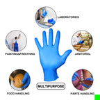 PEIPU Nitrile Disposable Gloves(Large, 1000-Pack)，Powder Free, Cleaning Service Gloves, Latex Free