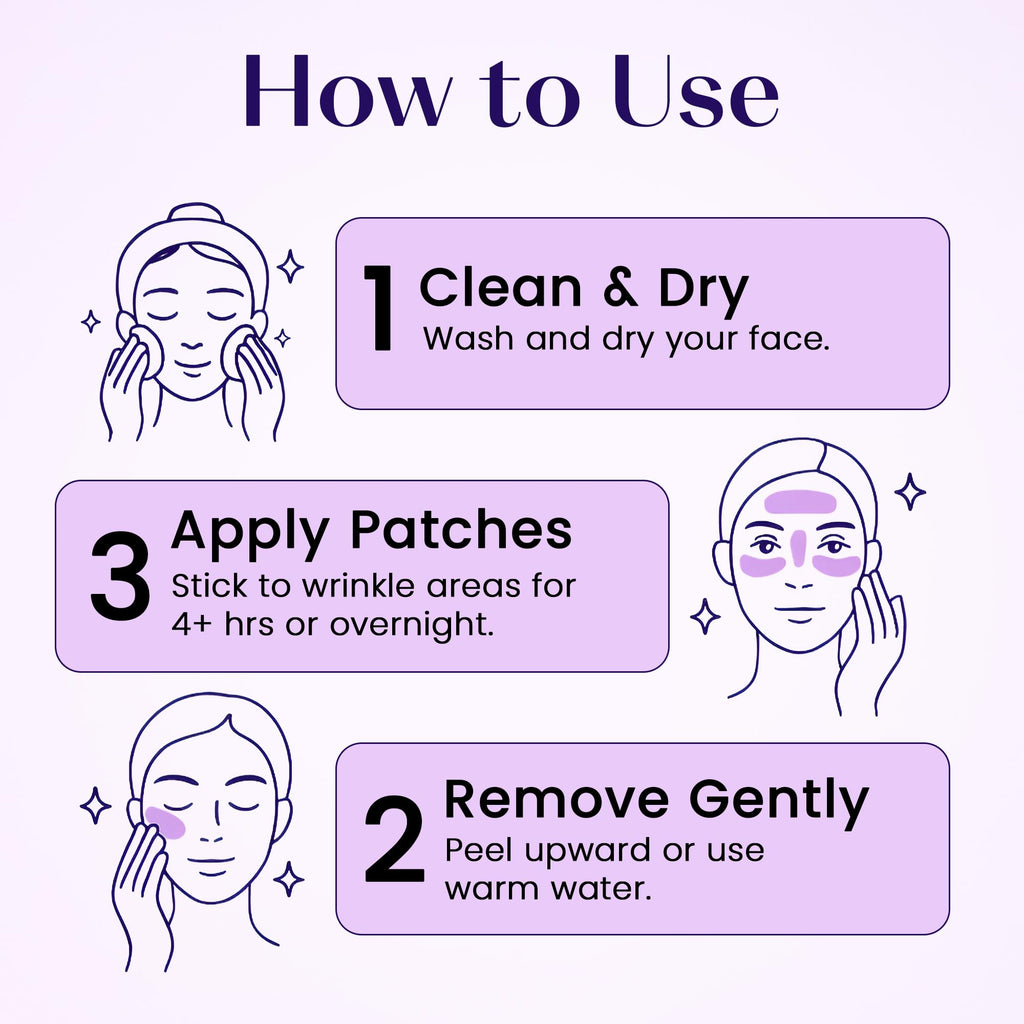 LumiDew Smile Line & Anti Wrinkle Patches - Face Tape for Wrinkles, Forehead & Lips | Japanese Face Tape Lifting & Anti Wrinkle Tape for Face | Forehead Wrinkle Patches Overnight
