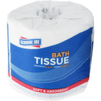Genuine Joe Standard Bath Tissue, 4" x 4", 2-Ply, 550 Sheets/Roll, 80 Count