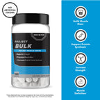 Anabolic Warfare Project Bulk, Mass Building Formula, Protein Synthesis, Strength, Muscle Definition, Made with Botanicals*