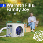 AQUASTRONG Swimming Pool Heat Pump,Electric Pool Heater for Above Ground and Inground Pool,Heating and Cooling Pool Heater Pools Up to, 3000 Gallons