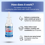 NeilMed NasoGel Drip Free Gel Spray for Dry Noses 30mL. Drug-Free Saline Based Water Soluble Nasal Gel Spray to Hydrate and lubricate Dry and Irritated Nasal passages (Pack of 2)