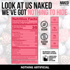 NAKED Reds Superfood Powder - Healthy, Energizing Polyphenol Fruit Powder Mix, No Fillers, No Additives, Vegan, Non-GMO, Gluten Free - 28 Servings
