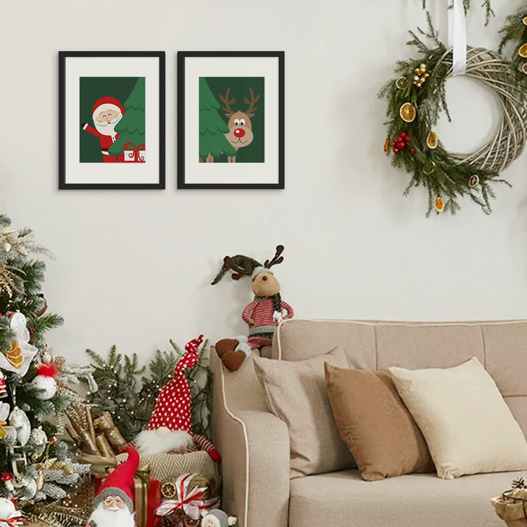 upsimples 12x16 Picture Frame, Gallery Wall Frames Set of 5, Black